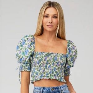 For Love & Lemons Bridget Crop Top